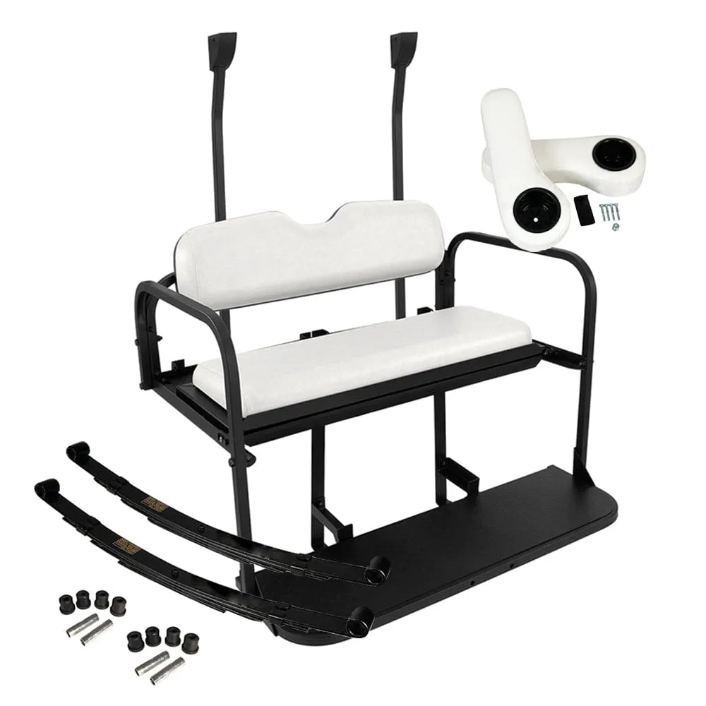 Club Car Precedent / Tempo / Onward Golf Cart Rear Flip Seat Kit (2004 - Up) | Gusto®