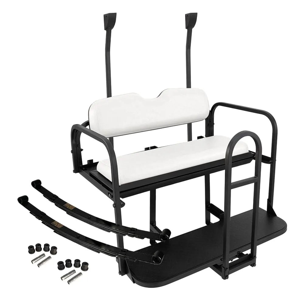 Club Car Precedent / Tempo / Onward Golf Cart Rear Flip Seat Kit (2004 - Up) | Gusto®