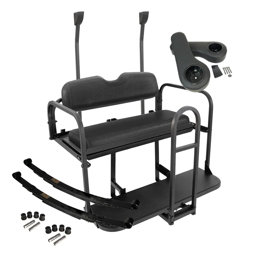 Club Car Precedent / Tempo / Onward Golf Cart Rear Flip Seat Kit (2004 - Up) | Gusto®