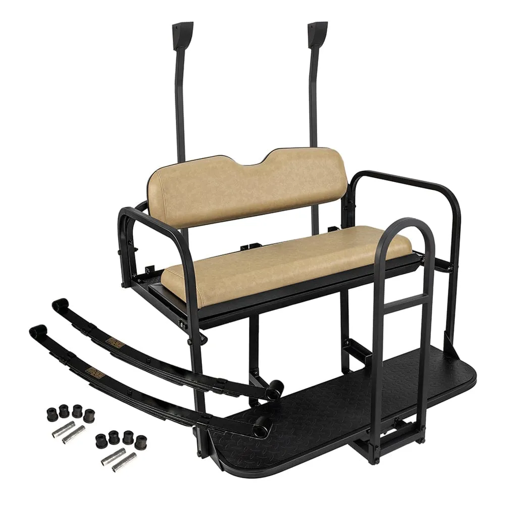 Club Car Precedent / Tempo / Onward Golf Cart Rear Flip Seat Kit (2004 - Up) | Gusto®