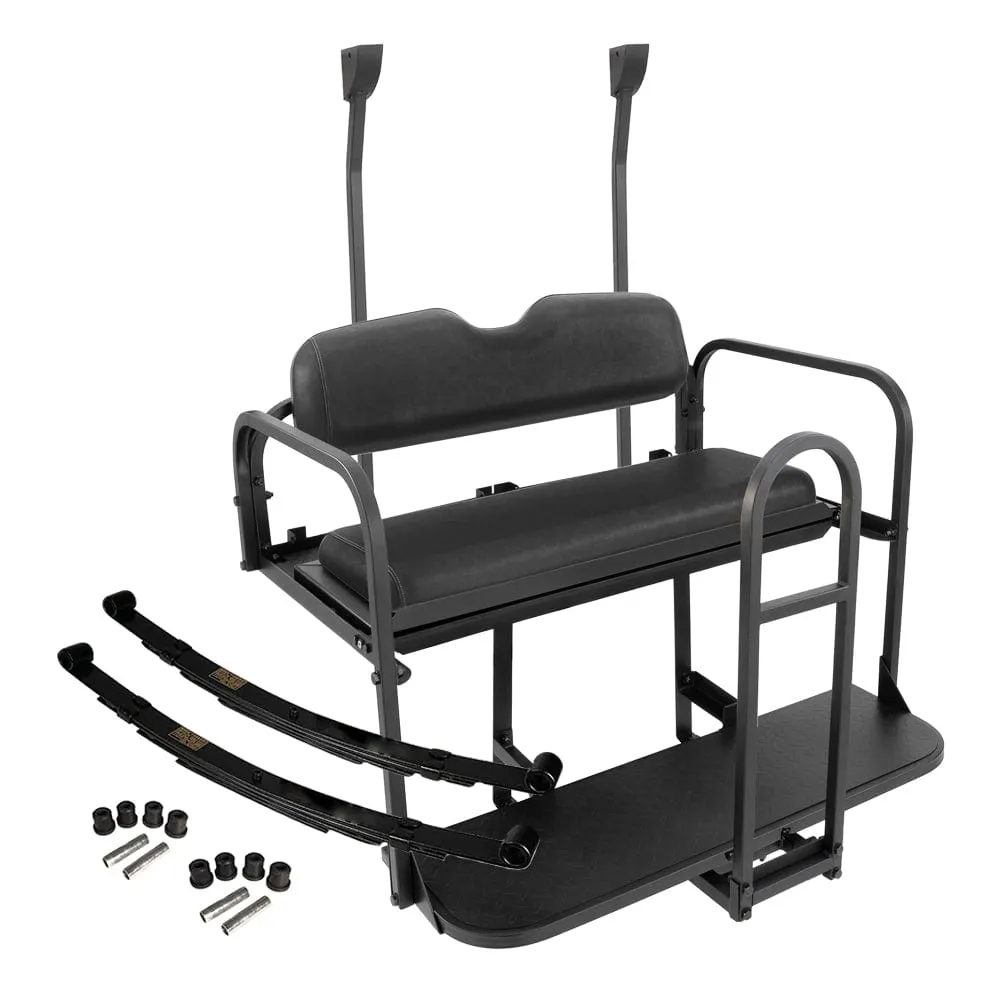 Club Car Precedent / Tempo / Onward Golf Cart Rear Flip Seat Kit (2004 - Up) | Gusto®