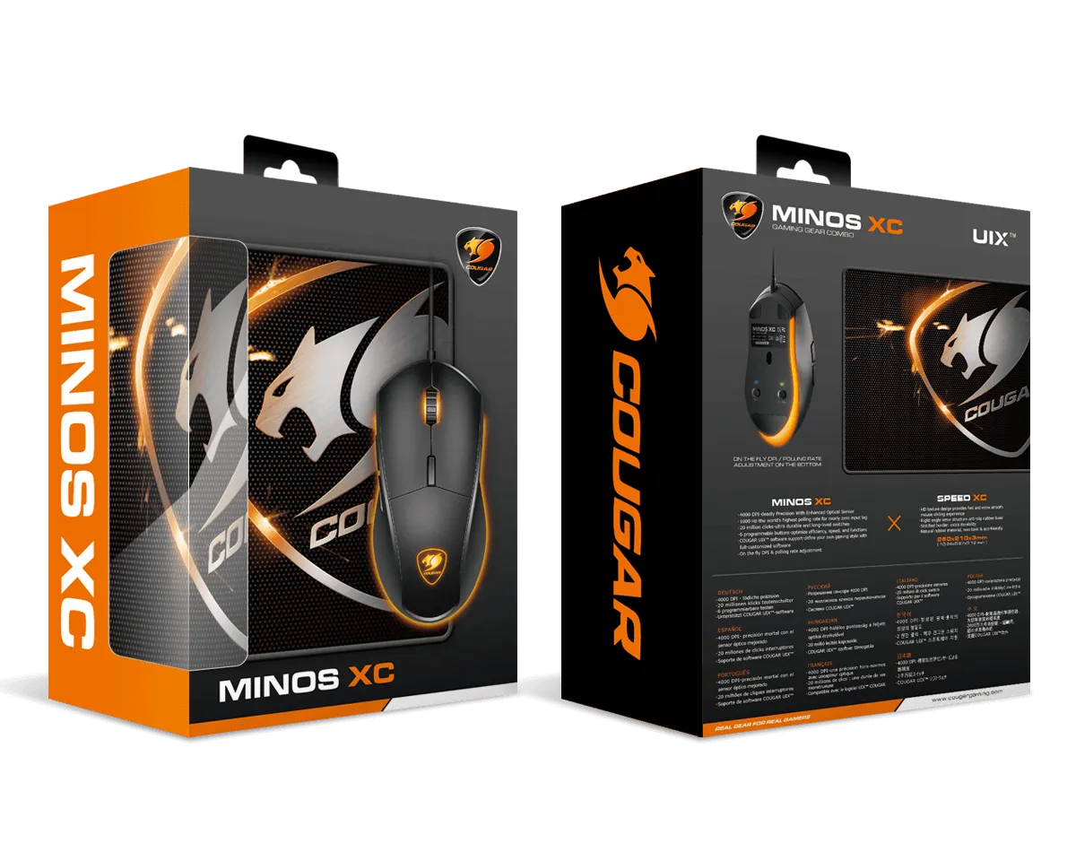 Cougar Minos XC   SPEED XC Gaming Gear Combo Set