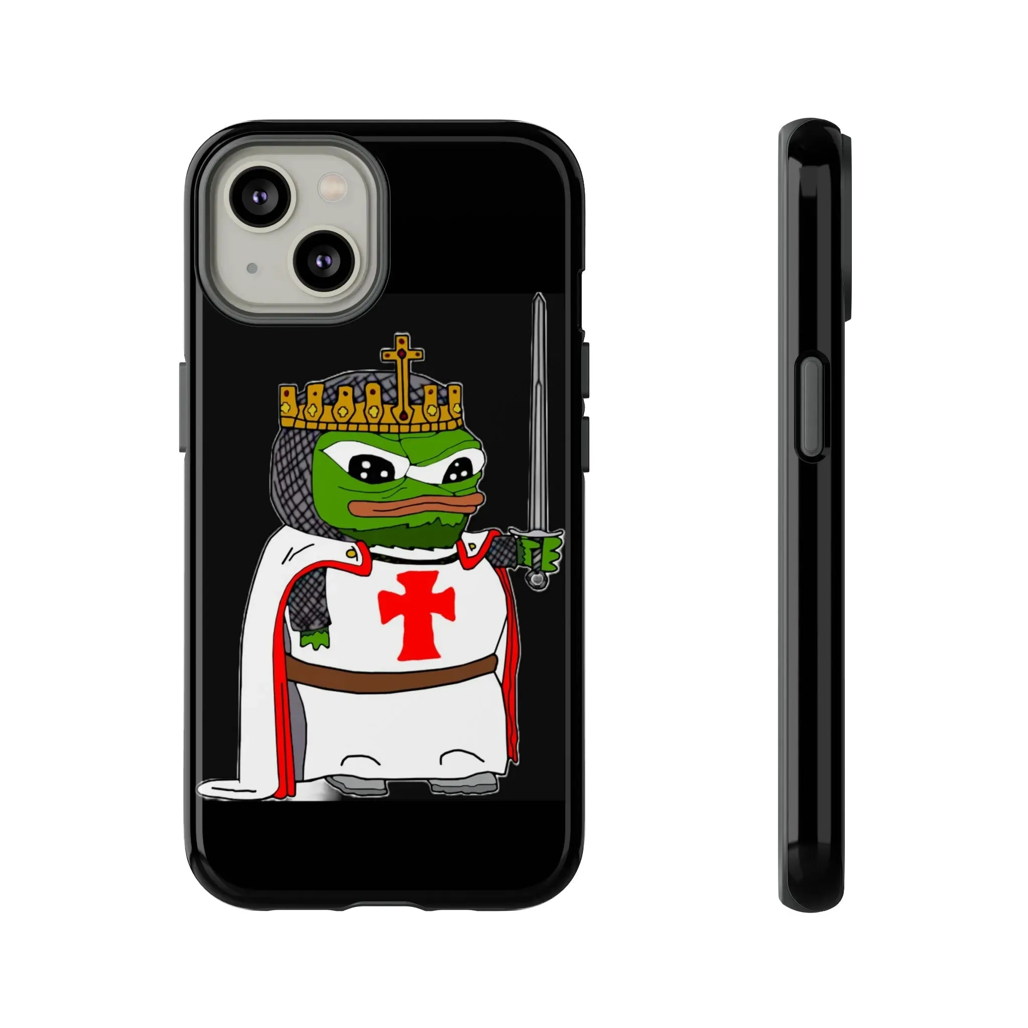 Crusader Pepe Cell Phone Case