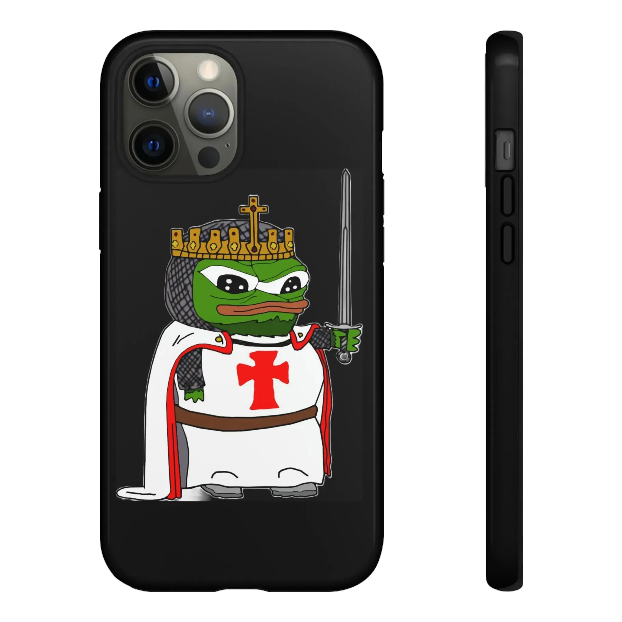 Crusader Pepe Cell Phone Case