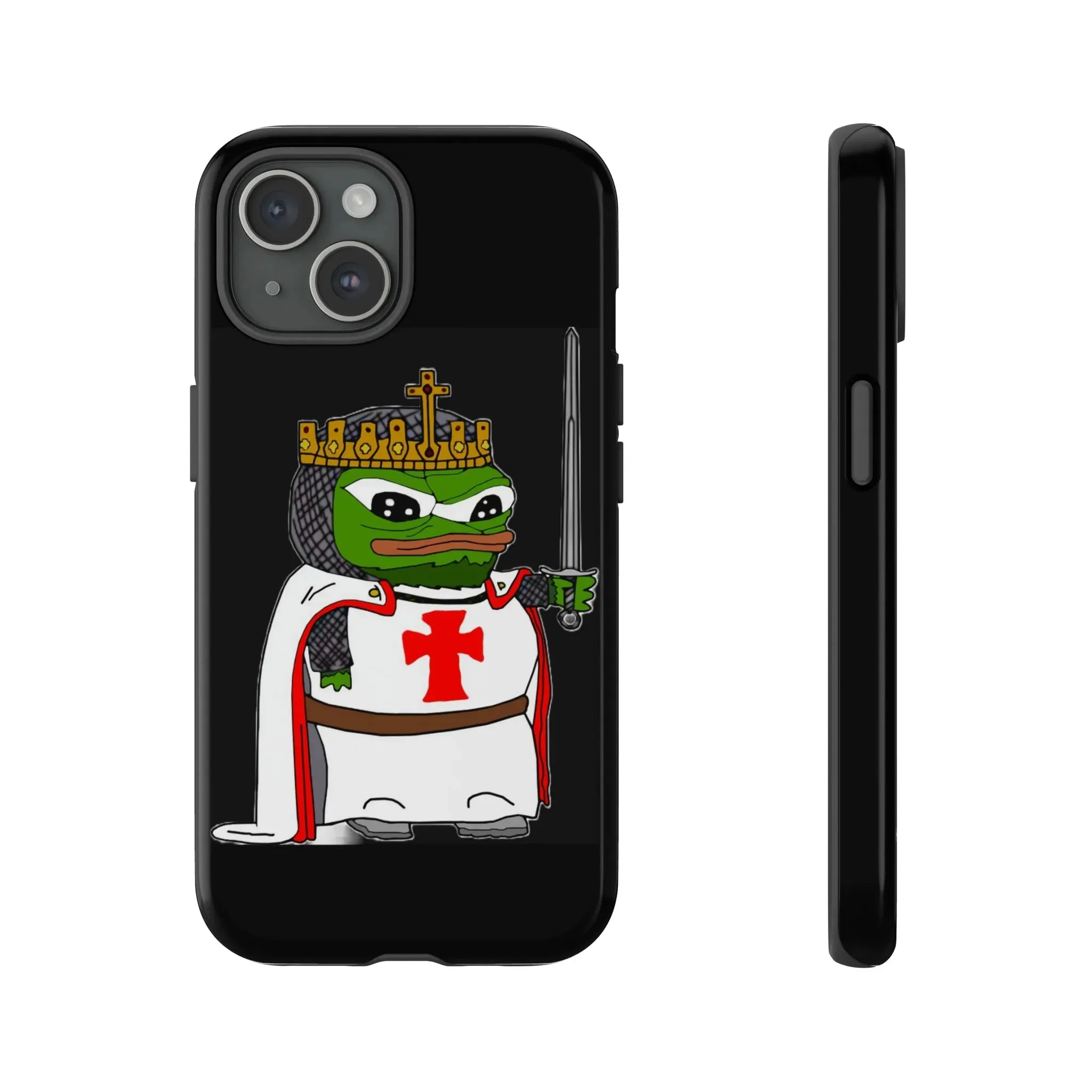 Crusader Pepe Cell Phone Case