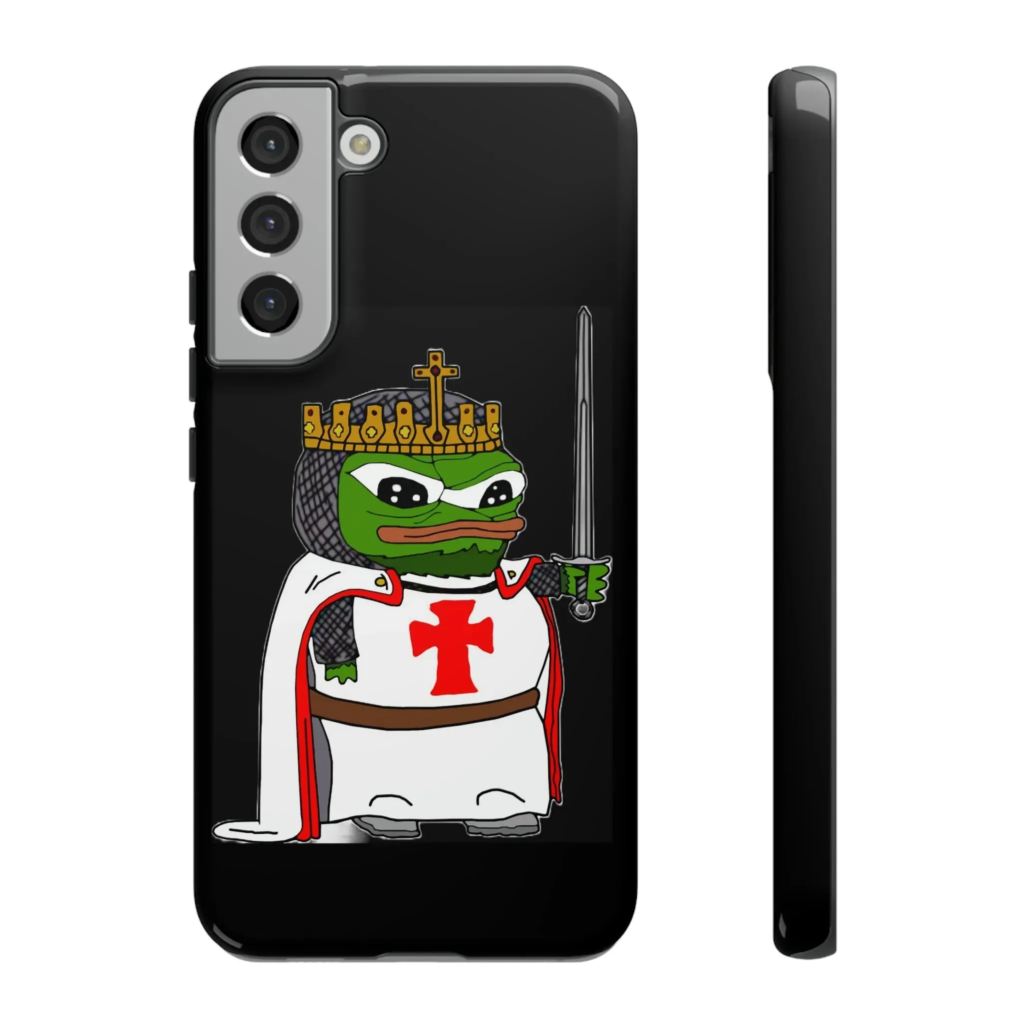 Crusader Pepe Cell Phone Case