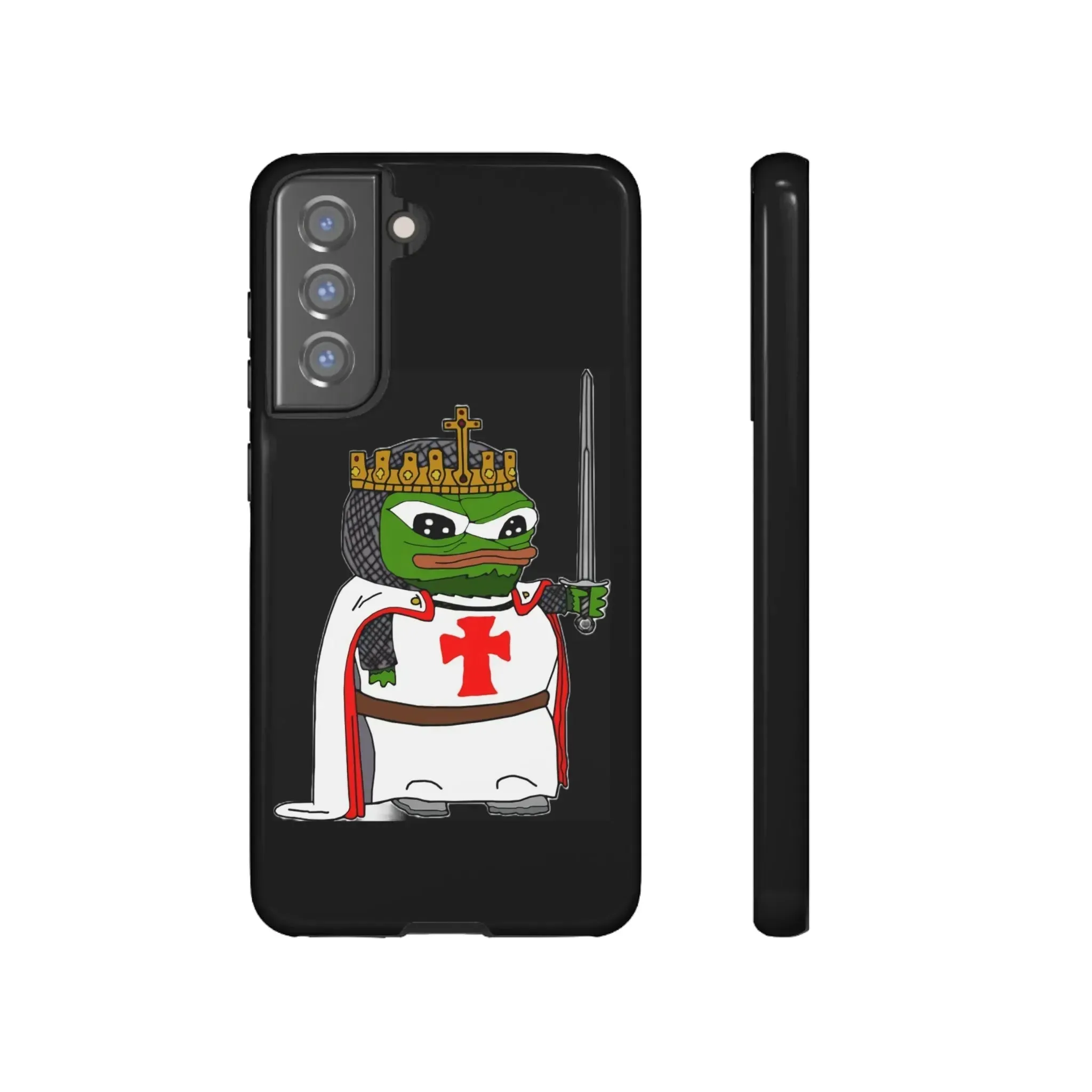 Crusader Pepe Cell Phone Case