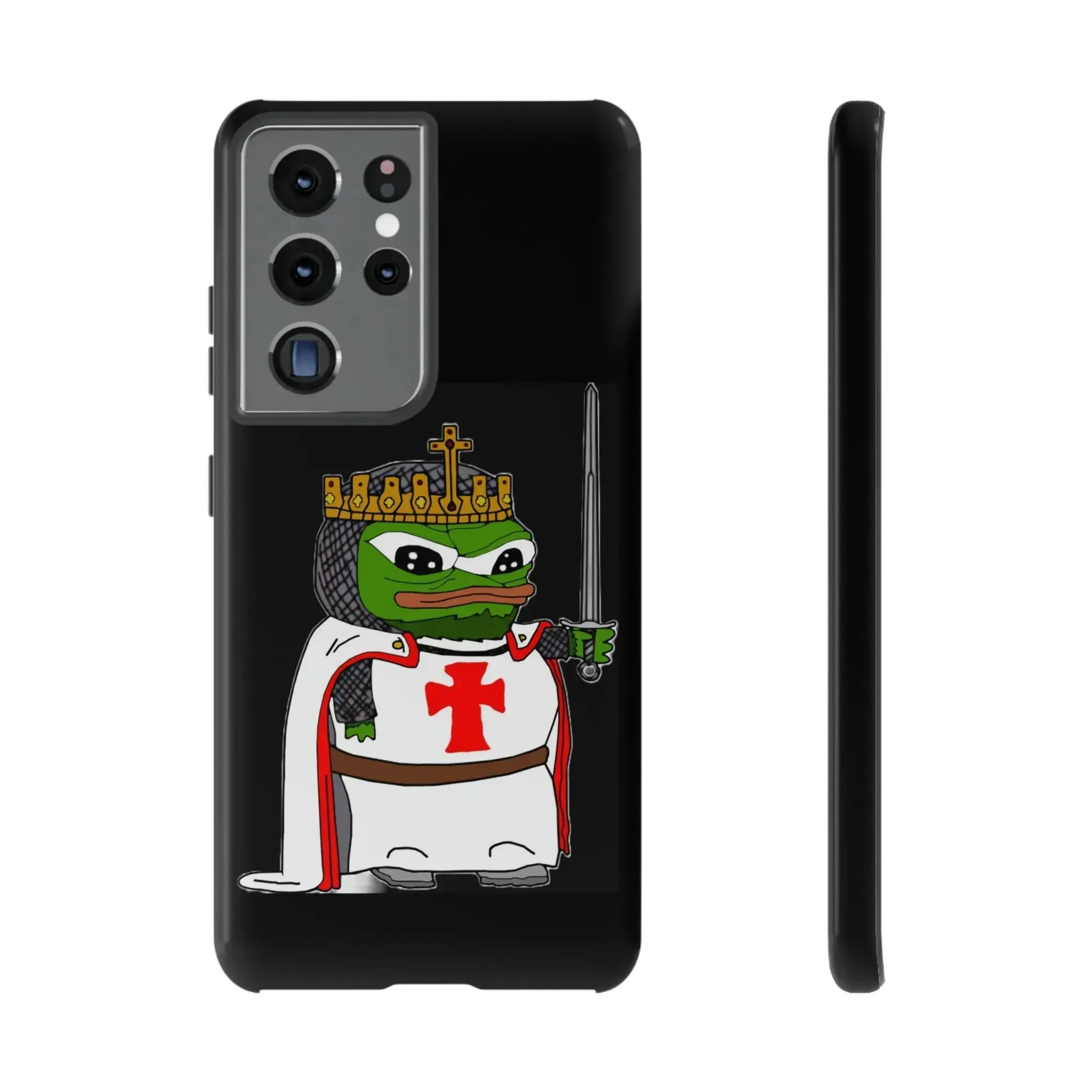 Crusader Pepe Cell Phone Case