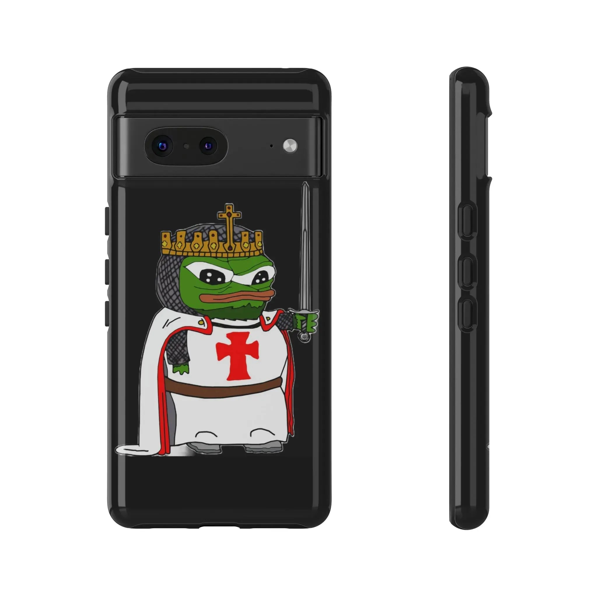 Crusader Pepe Cell Phone Case