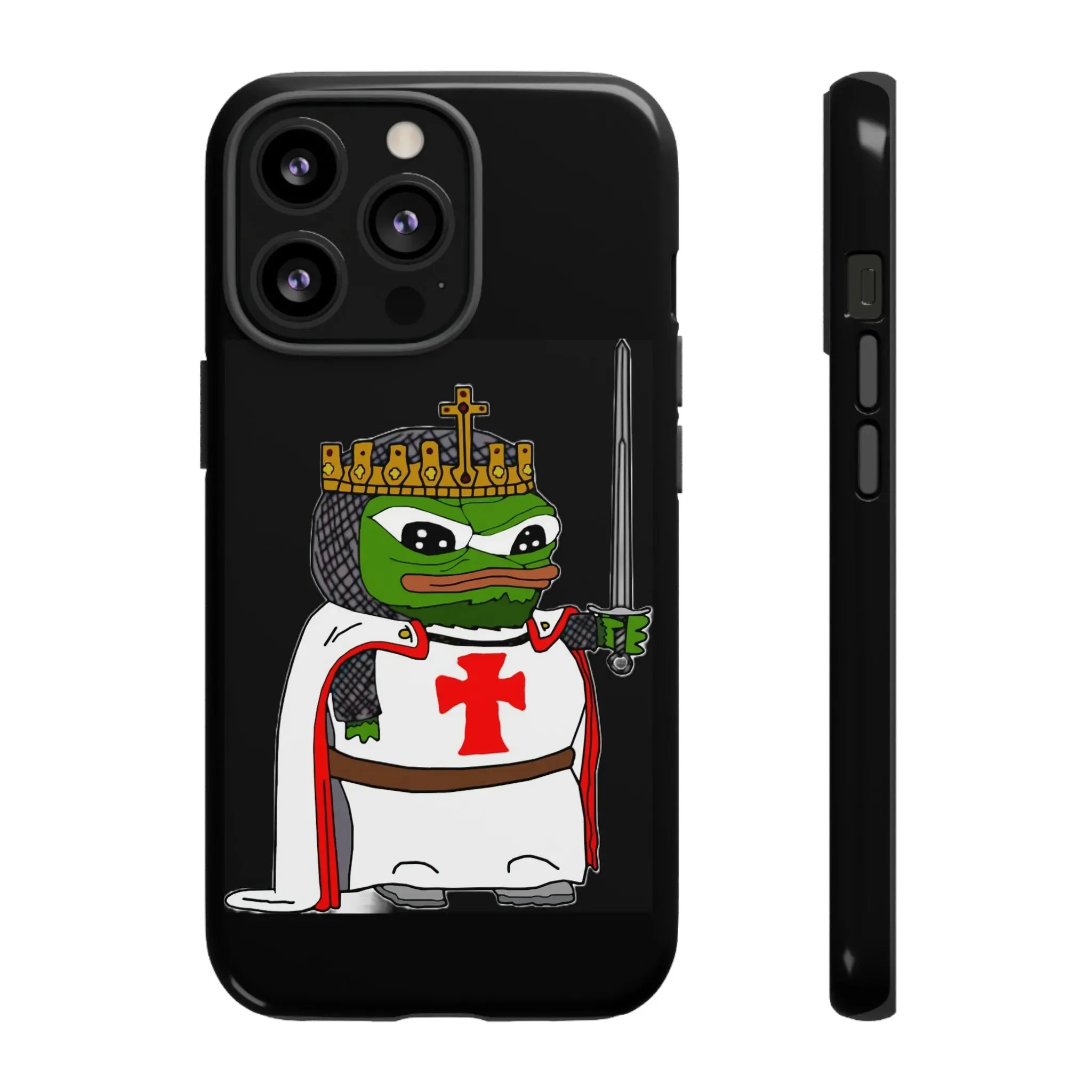 Crusader Pepe Cell Phone Case