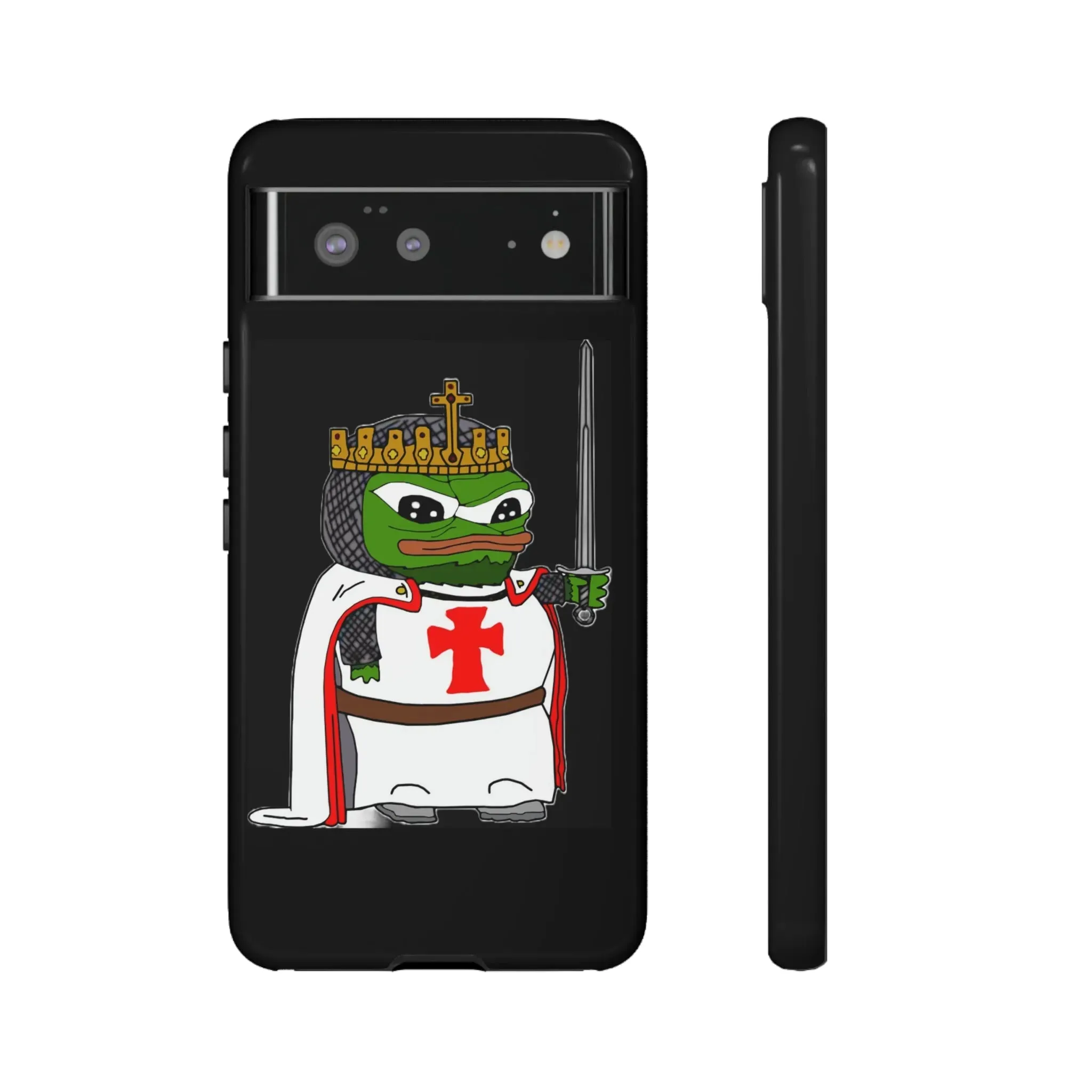 Crusader Pepe Cell Phone Case