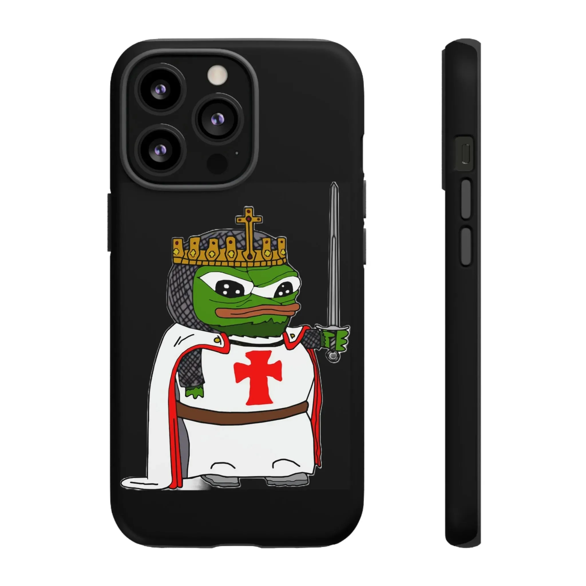 Crusader Pepe Cell Phone Case