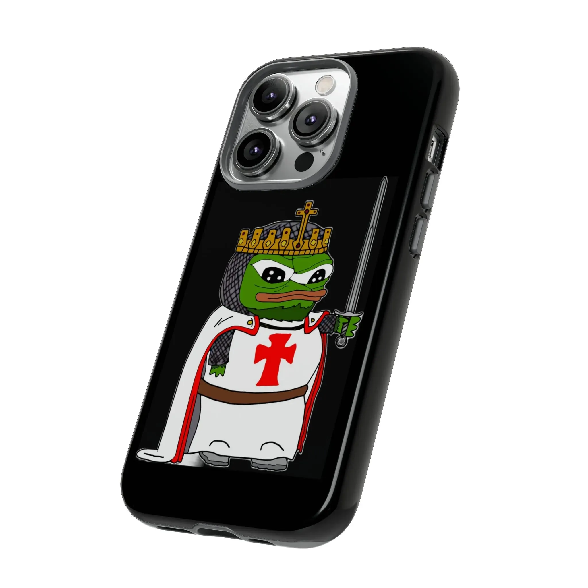 Crusader Pepe Cell Phone Case