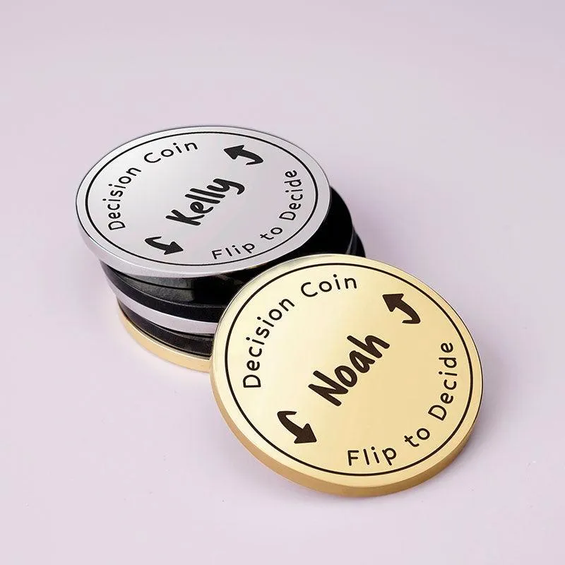 Custom Flip Decide Coin