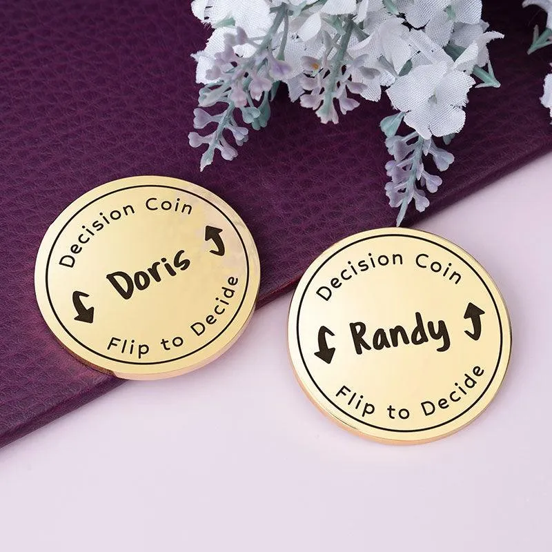 Custom Flip Decide Coin