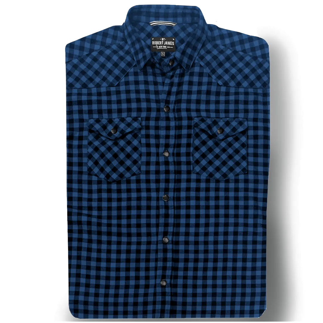 CUSTOMIZABLE //- TOMMY GENE  - GINGHAM FLANNEL - SMALL BATCH - 5 COLORS