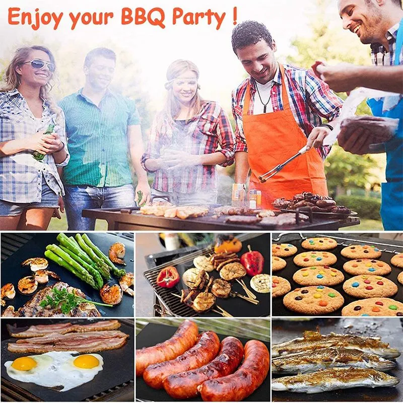 Cuttable Non-Stick BBQ Grill Mats(1 roll)