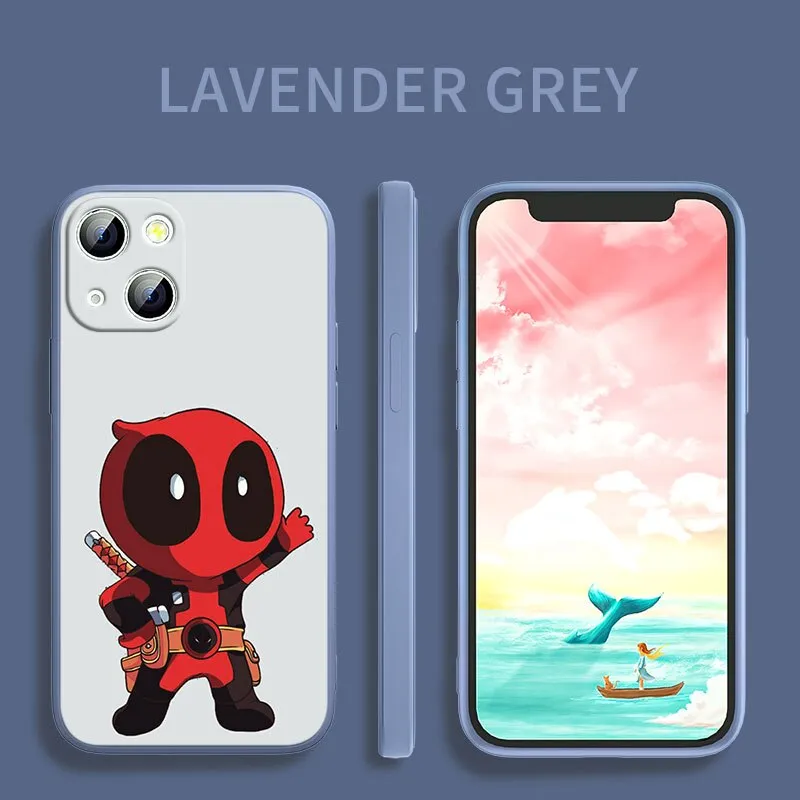 Deadpool Marvel Silicone iPhone Cases Collection-1 (Variants Available)