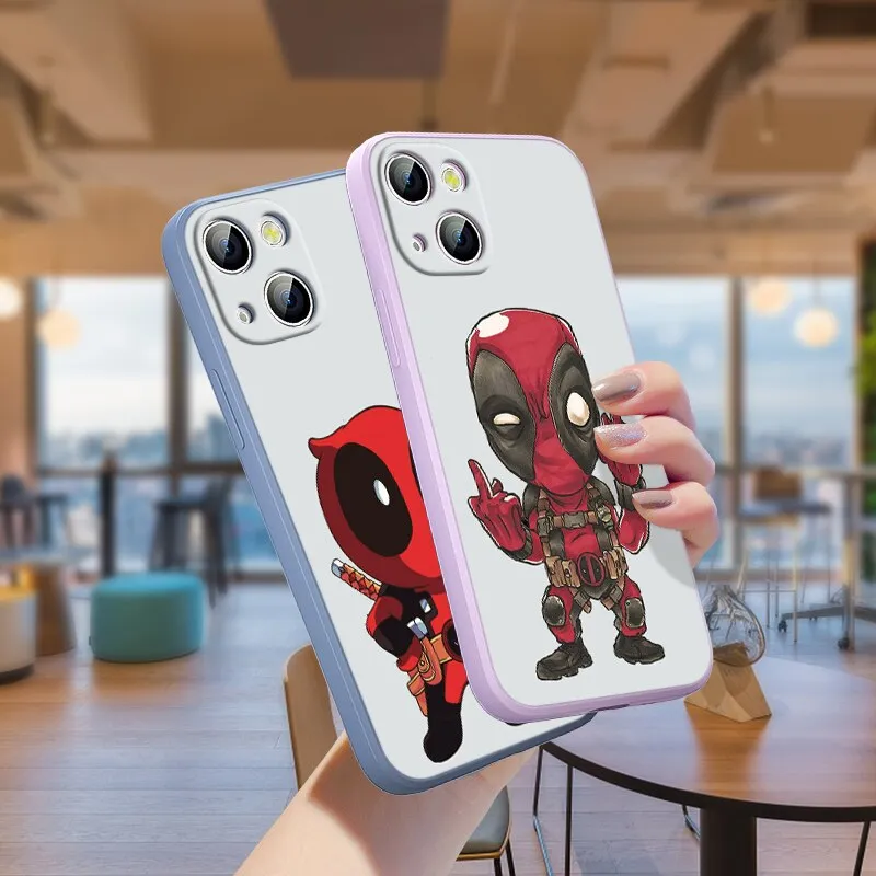 Deadpool Marvel Silicone iPhone Cases Collection-1 (Variants Available)