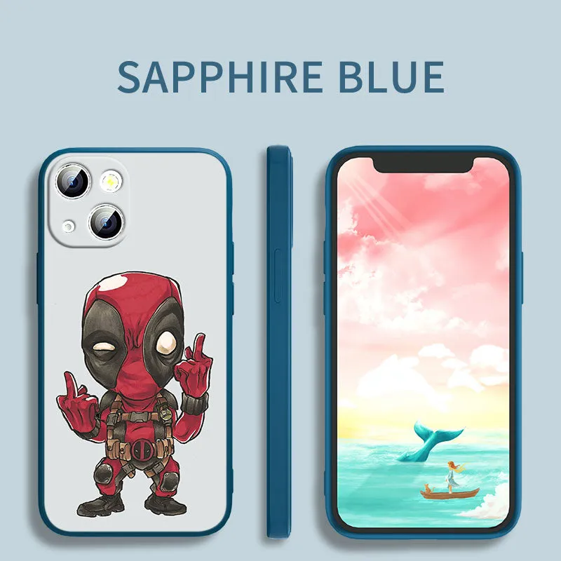 Deadpool Marvel Silicone iPhone Cases Collection-2 (Variants Available)