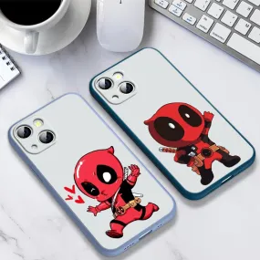 Deadpool Marvel Silicone iPhone Cases Collection-2 (Variants Available)