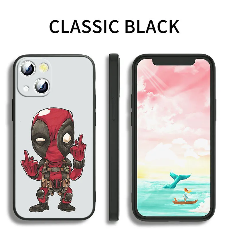 Deadpool Marvel Silicone iPhone Cases Collection-2 (Variants Available)