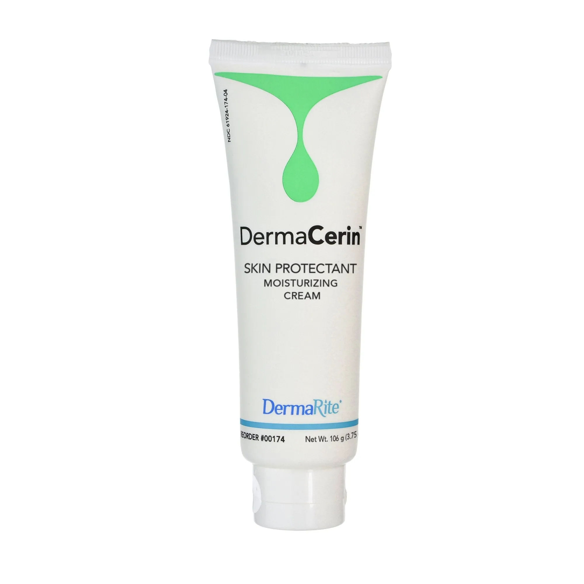 DermaCerin Hand and Body Moisturizer, Unscented Cream, 8 oz Tube