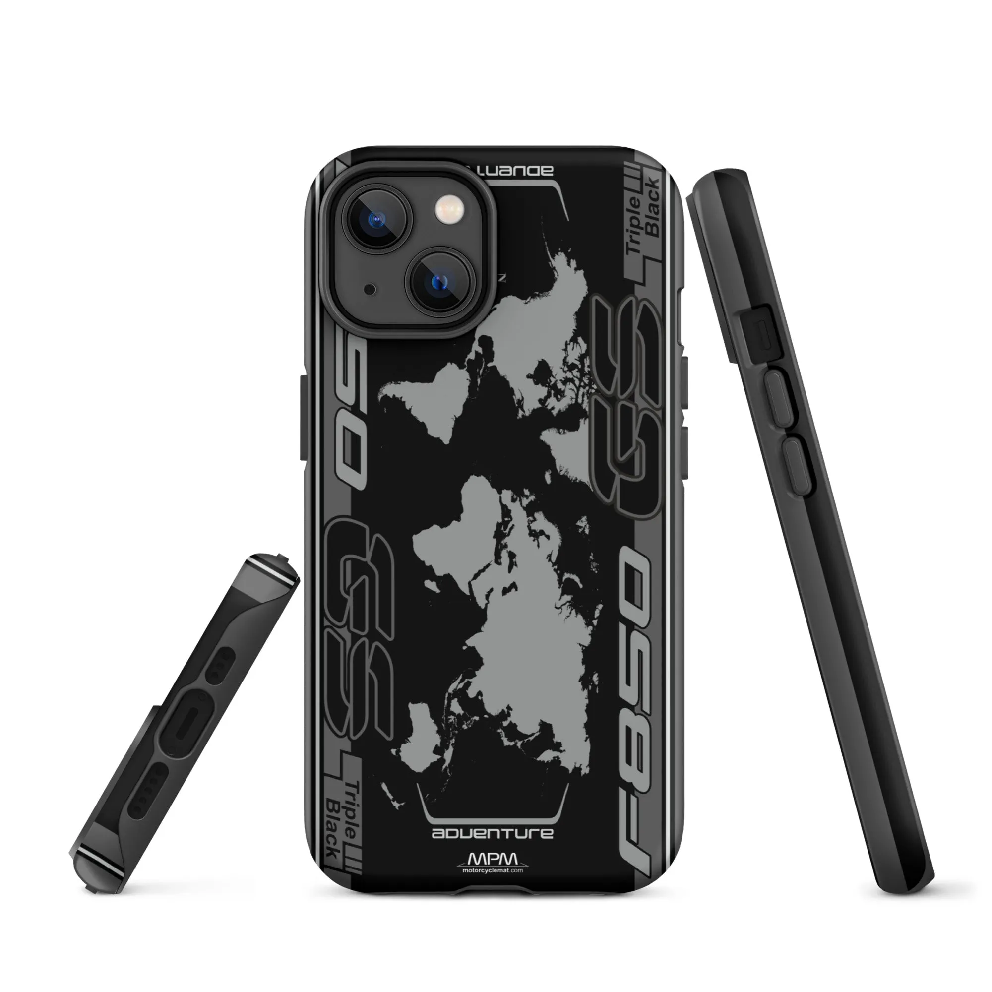 Designed Tough Case For iPhone inspired by BMW F850GS Triple Black Motorcycle Model - MM5295