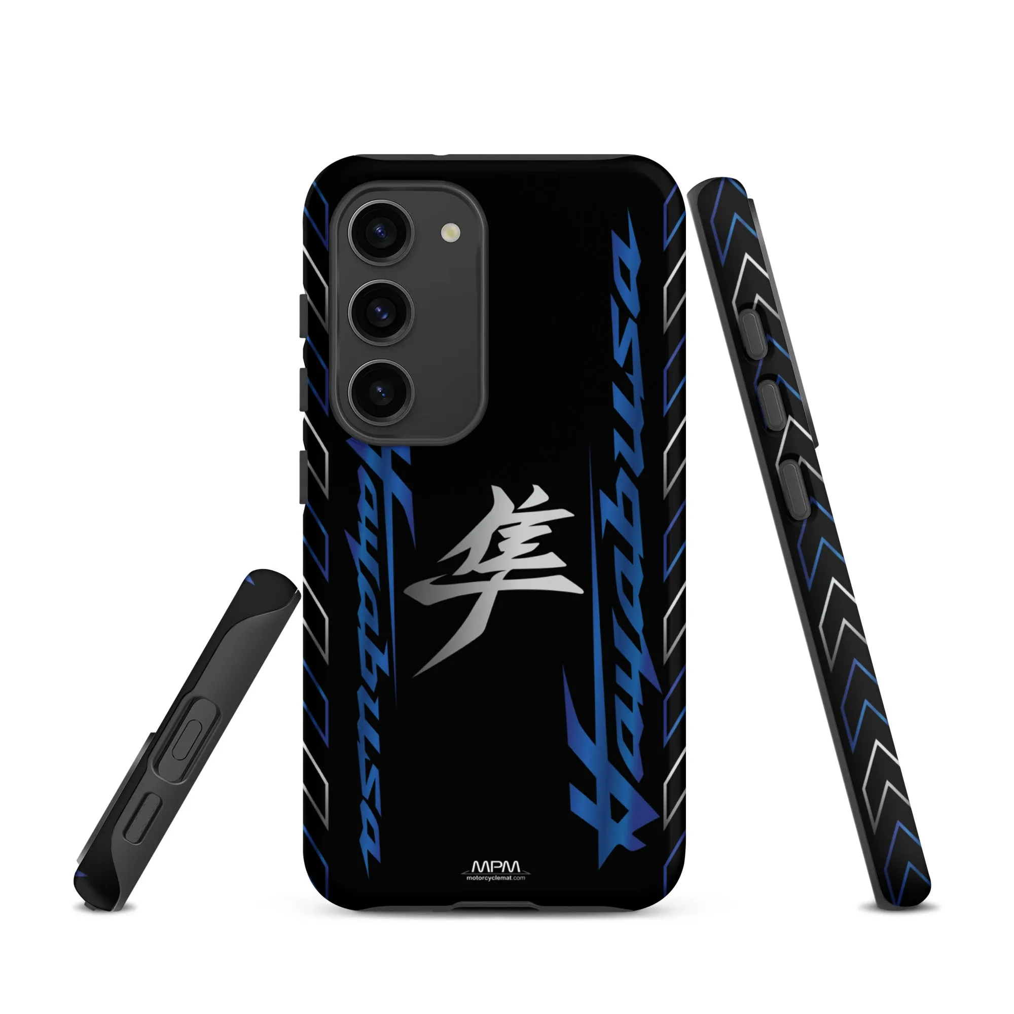 Designed Tough Case For Samsung inspired by Suzuki Hayabusa Pearl Vigor Blue Motorcycle Model - MM5129