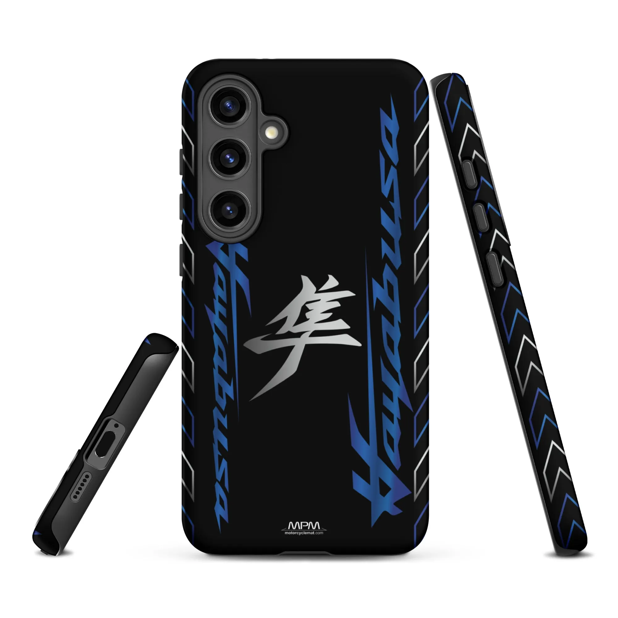 Designed Tough Case For Samsung inspired by Suzuki Hayabusa Pearl Vigor Blue Motorcycle Model - MM5129