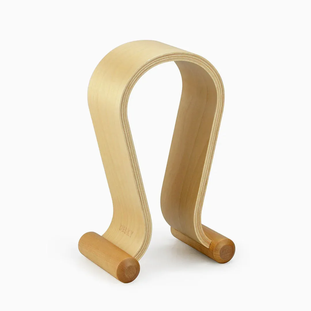 Desky Wooden Headphone Holder