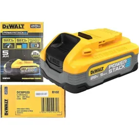 Dewalt DCBP520 20V Powerstack™ Lithium Ion Battery (5.0Ah)