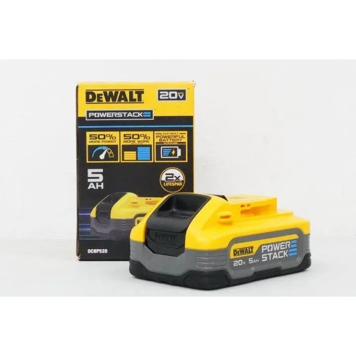 Dewalt DCBP520 20V Powerstack™ Lithium Ion Battery (5.0Ah)