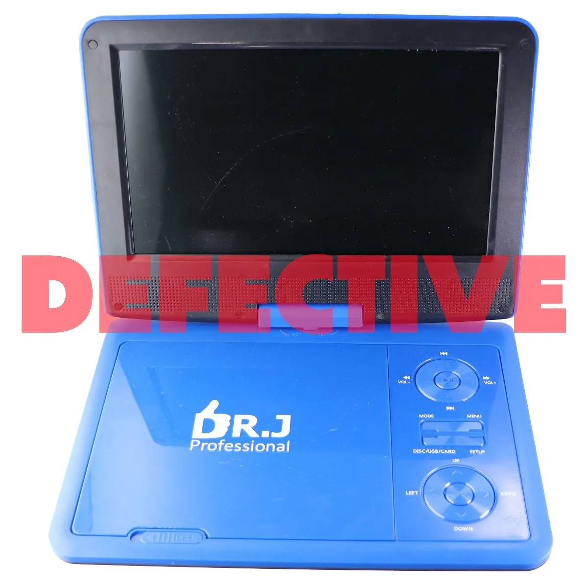 Dr. J Professional 9&#34; Portable Video Player and Photo Viewer - Blue (K-918)