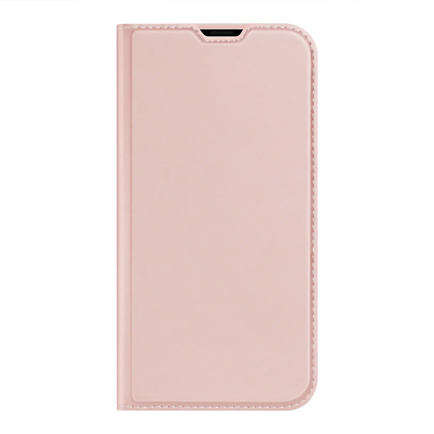 DUX DUCIS Skin Pro Faux Leather Wallet Flip Case for Apple iPhone 13 Pro - Rose Gold