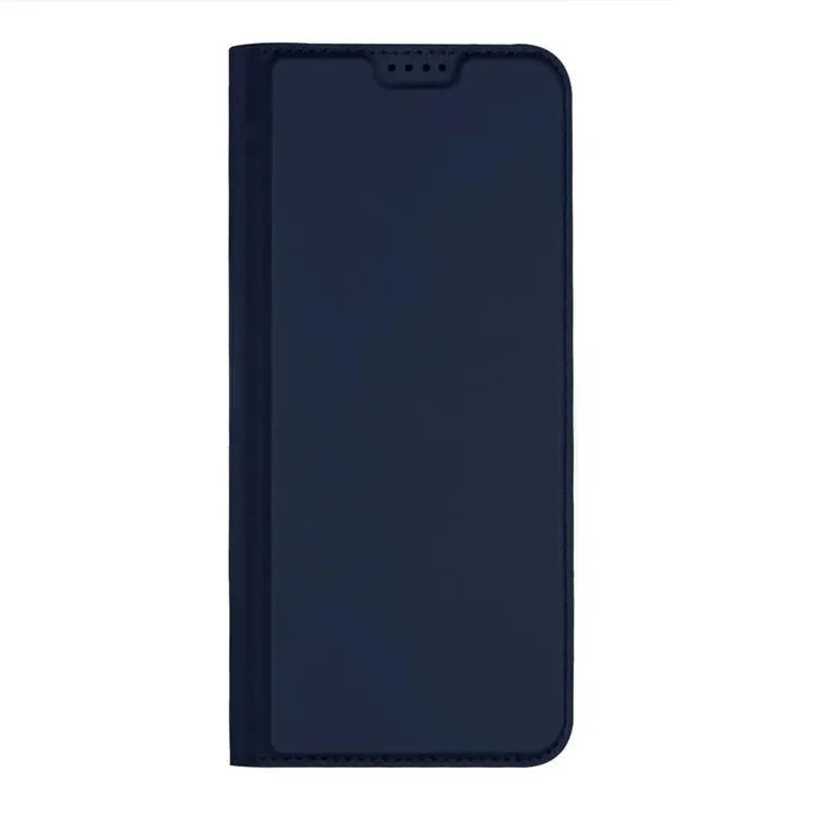 DUX DUCIS Skin Pro Faux Leather Wallet Flip Case for OPPO Reno12 F 4G / 5G - Blue