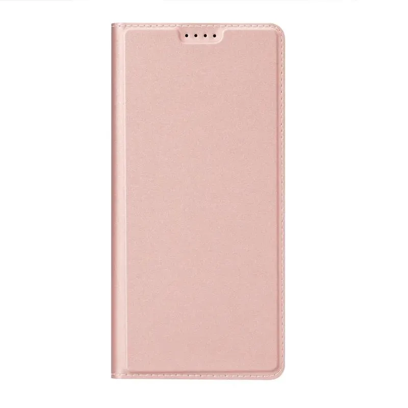 DUX DUCIS Skin Pro Faux Leather Wallet Flip Case for Samsung Galaxy A36 5G / A56 5G - Rose Gold