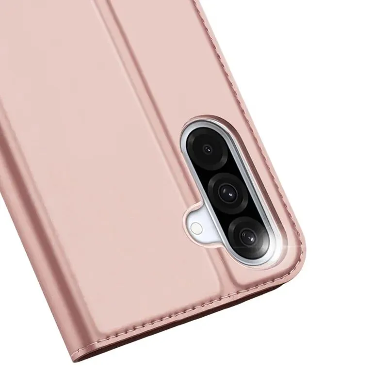 DUX DUCIS Skin Pro Faux Leather Wallet Flip Case for Samsung Galaxy A36 5G / A56 5G - Rose Gold