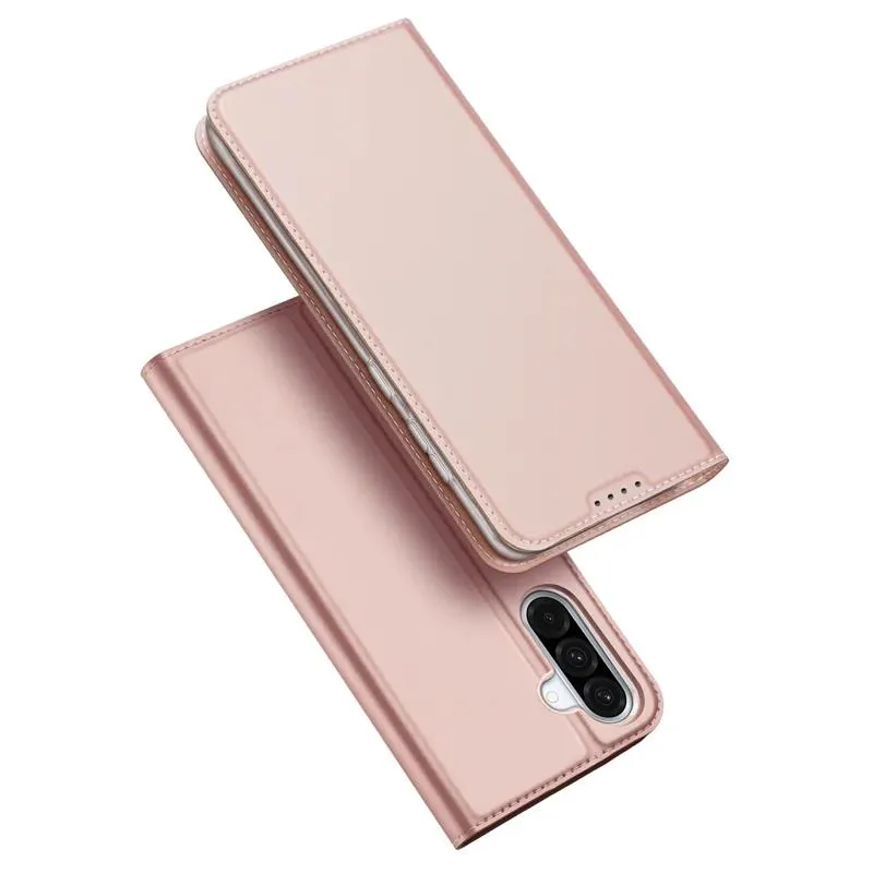 DUX DUCIS Skin Pro Faux Leather Wallet Flip Case for Samsung Galaxy A36 5G / A56 5G - Rose Gold