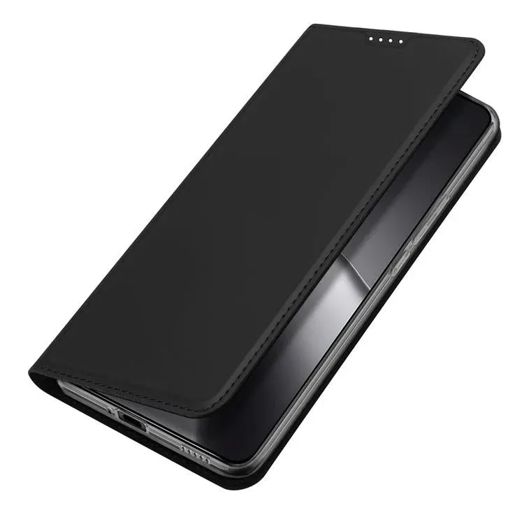 DUX DUCIS Skin Pro Faux Leather Wallet Flip Case for Xiaomi 14T Pro - Black