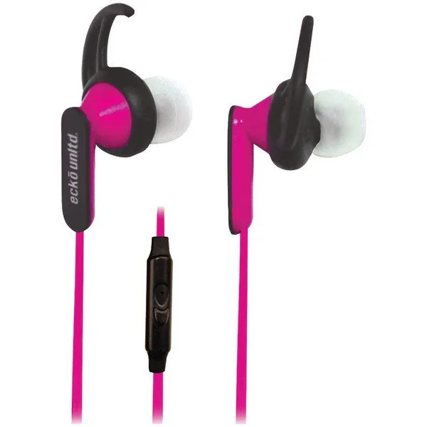 ECKO UNLIMITED EKU-NYT-PK Nytro Sport Earbuds with Microphone (Pink)