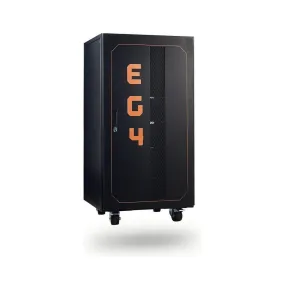 EG4 | Enclosed Battery Rack | 6 Slot | Wheels Included | Bus Bar Covers | Welded   Assembled