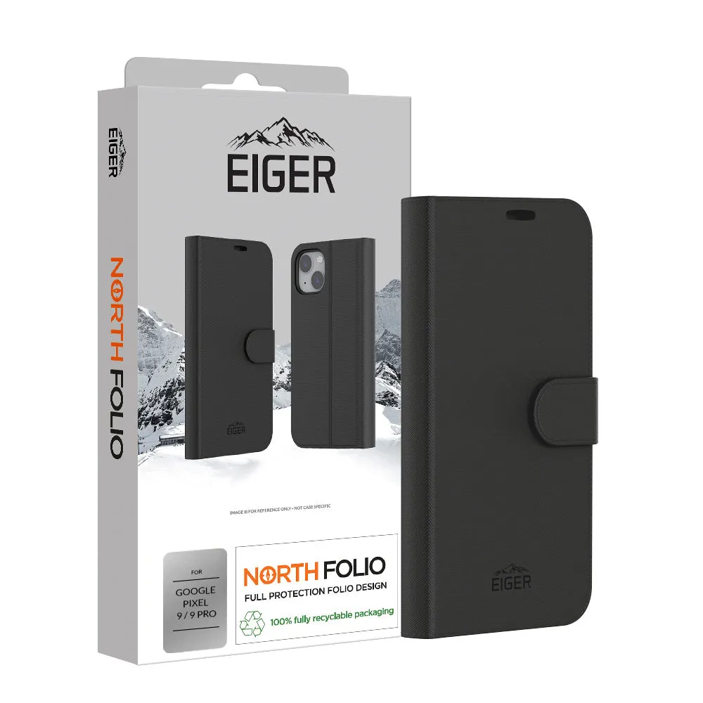 Eiger North Folio Case for Google Pixel 9/9 Pro in Black