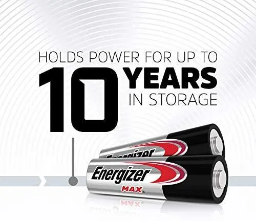 Energizer MAX Alkaline Battery, AA / AAA, Bundle Of 12 Pieces