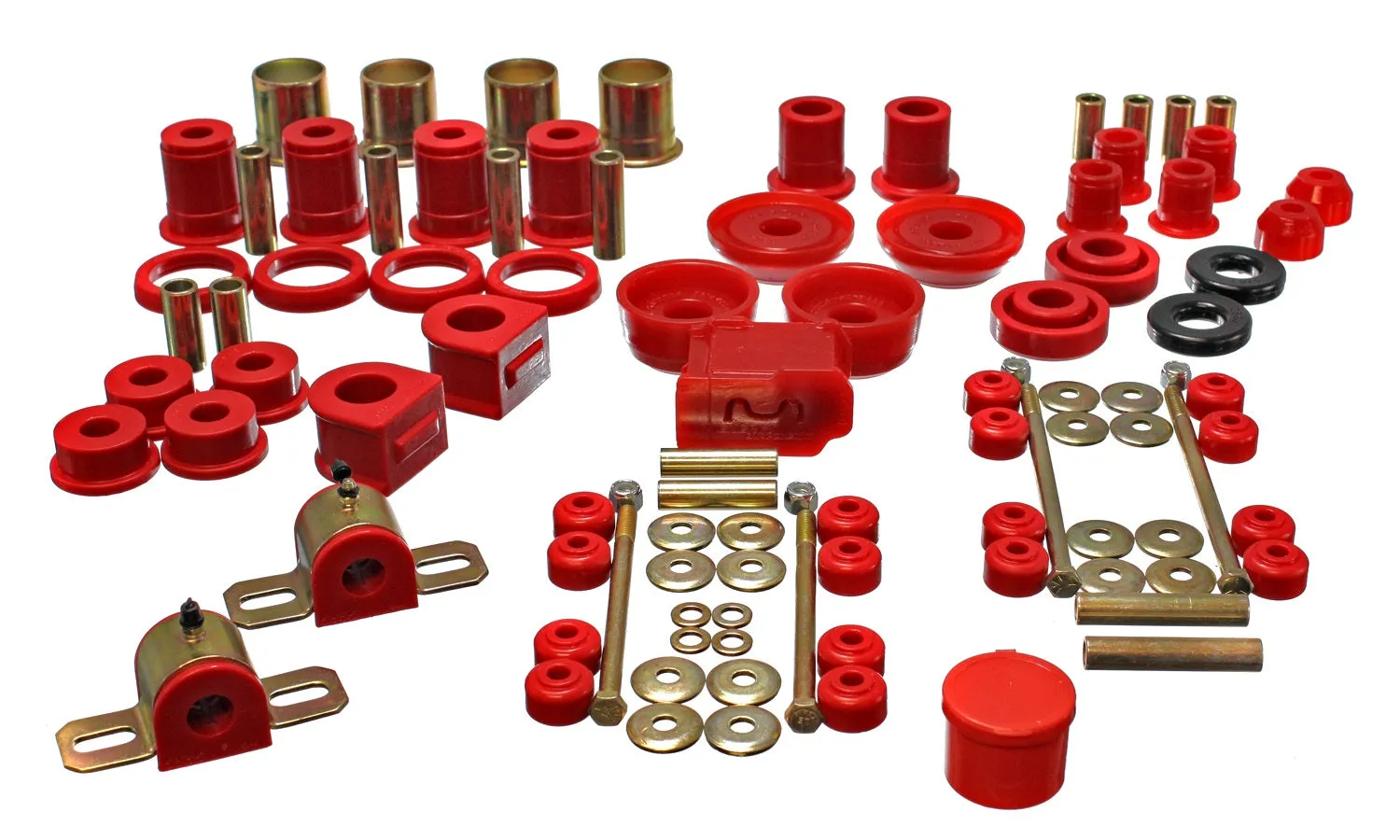 Energy Suspension Hyper-Flex Master Bushing Set Pontiac Firebird (93-02) Red or Black