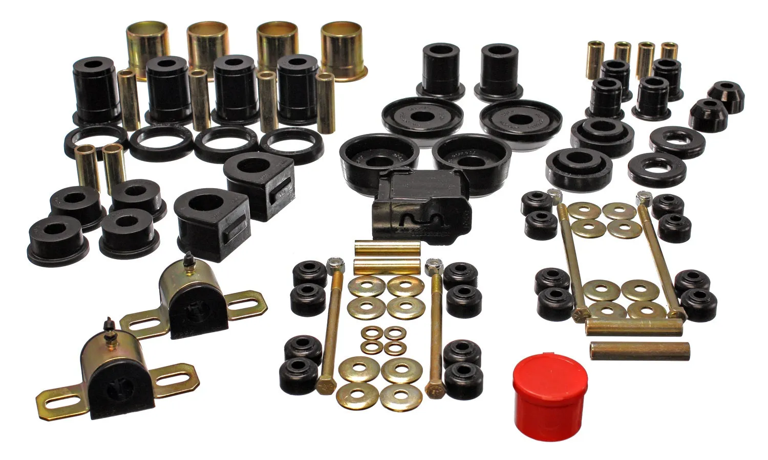 Energy Suspension Hyper-Flex Master Bushing Set Pontiac Firebird (93-02) Red or Black