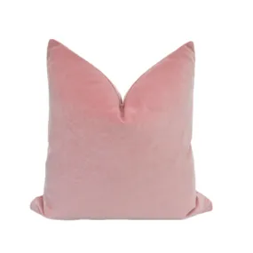 ESSIE HOME Luxury Pink Baby Pink Blush Velvet Cushion Cover Pillow Case Lumber Pillow Case