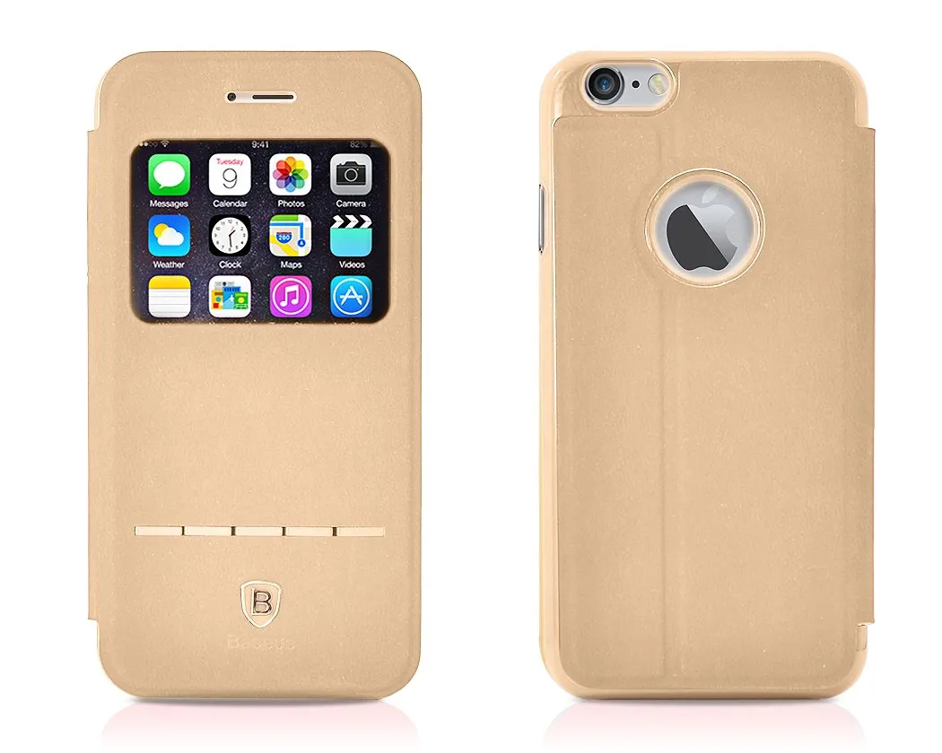 Eyelet Pro Series iPhone 6 Flip Leather Case (4.7 inches) - Khaki