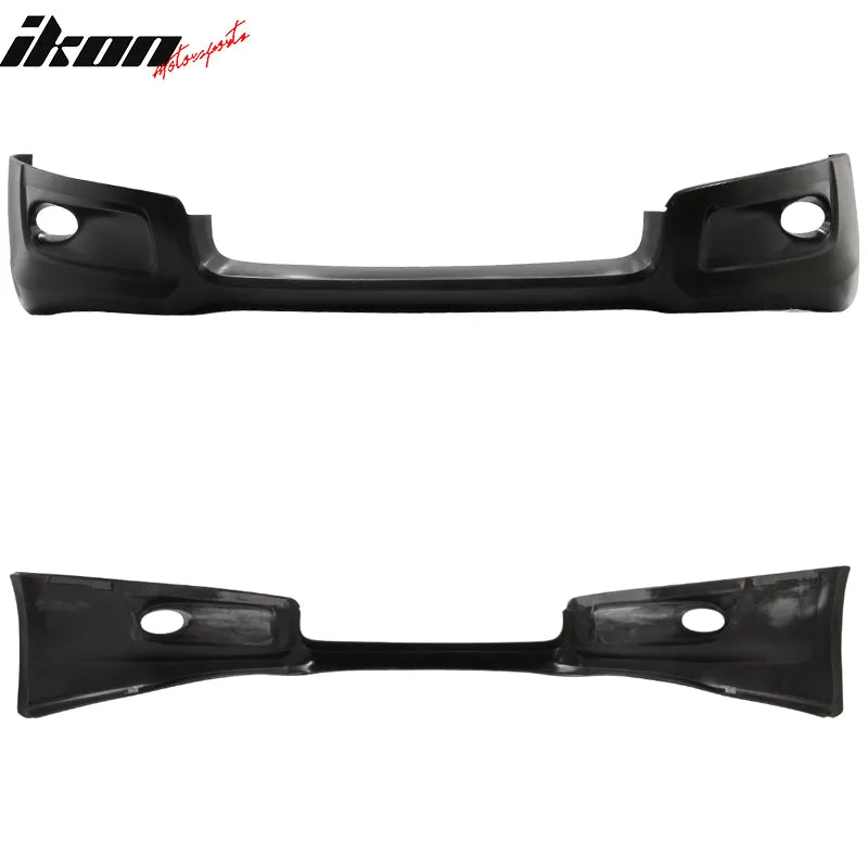 Fits 08-12 Accord 2D HFP Front Bumper Lip Side Skirts Vents