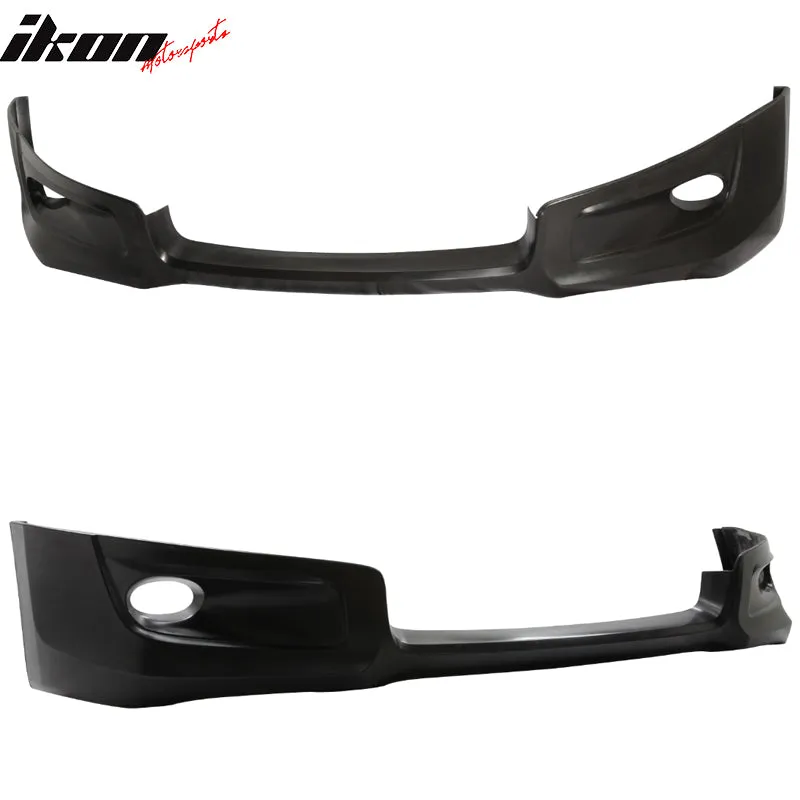 Fits 08-12 Accord 2D HFP Front Bumper Lip Side Skirts Vents